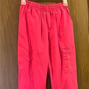 Scrub pants by Scrubin, Pink, XS, 55% Cotton 45% Polyester.